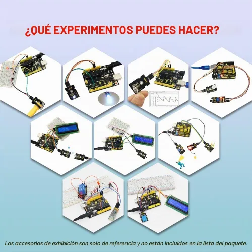 Vista 4 de KEYESTUDIO Kit de inicio de 48 módulos de sensores para Arduino con LCD, relé de 5 V, sonido, módulos LED, servomotor, movimiento, sensor