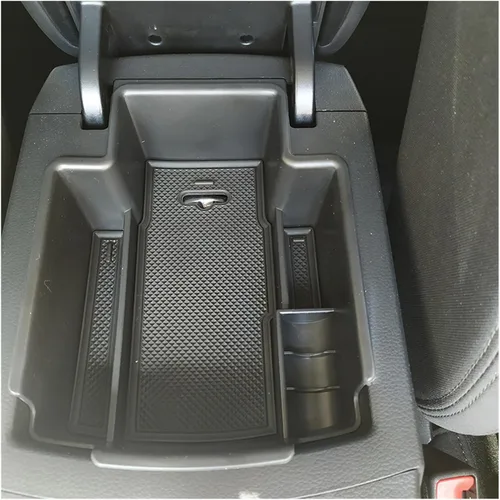 Vista 4 de 1PC Car Central Control Armrest Box Storage Box Organizer Tray Korando 2019 2020 Easy to Clean Interior Accessories Center Console Tray