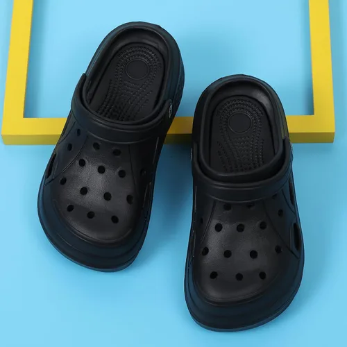 Vista 6 de SECHRITE Zuecos de plataforma para mujer, zapatos de jardín, impermeables, para playa, piscina, sandalias de verano, pantuflas para el hogar