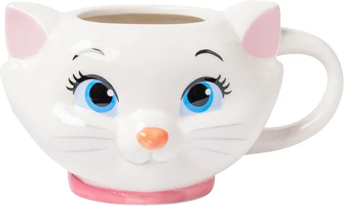 Vista 10 de Silver Buffalo Disney Alicia en el país de las maravillas Taza de té apiladas de cerámica esculpida en 3D, 20 onzas (591.4 ml)