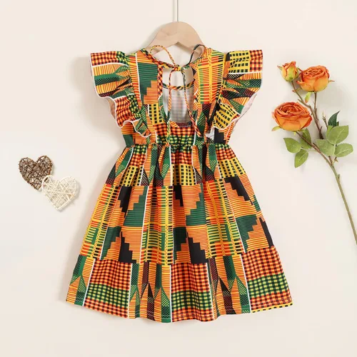 Vista 2 de YOUNGER TREE - Conjunto de ropa para bebé, diseño africano Dashiki Ankara