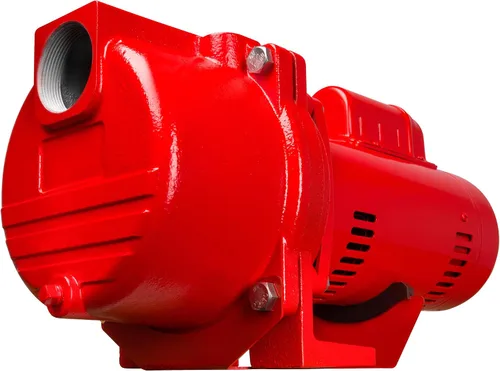 Vista 12 de Red Lion RL-SPRK-200-BR, 230 voltios, 2 HP, 77 GPH, bomba de aspersión/riego con impulsor de latón, roja, 97102002