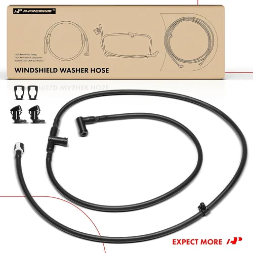 Vista 9 de A-Premium Manguera de limpiaparabrisas delantera compatible con Ford 2011-2016 Ford F250 F350 F450 F550 Super Duty, de boquilla a boquilla