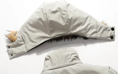 Vista 4 de MOERDENG Chaqueta de esquí impermeable para mujer, chaqueta de nieve de invierno cálida con capucha, abrigo de nieve de montaña resistente al