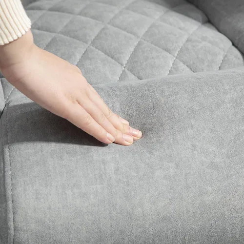 Vista 9 de HOMCOM Silla de oficina con respaldo alto, silla de escritorio ejecutiva con ruedas giratorias, reposabrazos abatible, altura ajustable, silla