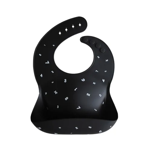 Vista 10 de Mushie - Babero de silicona para bebé, ajustable y resistente al agua (abejas) De 4 a 24 meses, lavable a máquina, correa ajustable