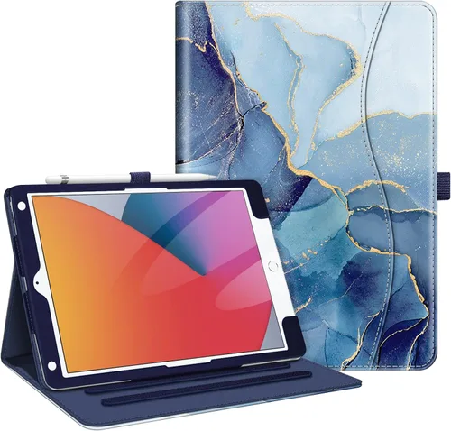 Vista 31 de Fintie - Funda para iPad de 9ª / 8ª / 7ª generación (2021/2020/2019) de 10.2 pulgadas - [Protección de esquinas] Funda con soporte de visualización