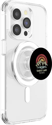 Vista 3 de Eagle Lake Texas Mountain Sunset Sunrise Kayak Eagle Lake PopSockets MagSafe PopGrip para iPhone