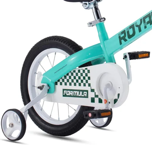 Vista 5 de Royalbaby Bicicleta Cubetube para niños de 3 a 9 años, bicicleta para niños pequeños de 12, 14, 16, 18 y 20 pulgadas, con ruedas de entrenamiento