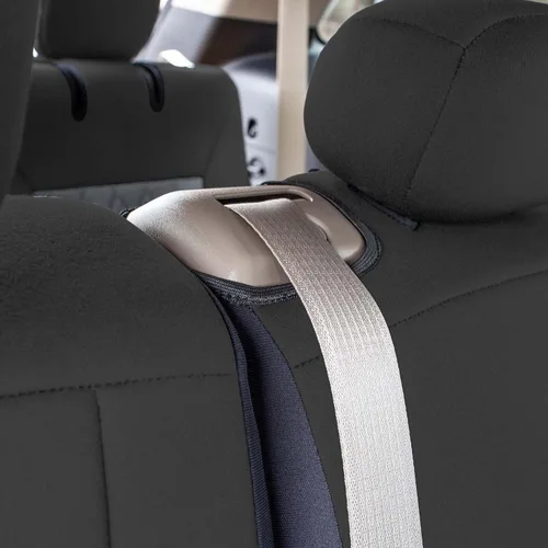 Vista 7 de FH Group Fundas de asiento de automóvil de ajuste personalizado hechas específicamente para la base Ford Explorer 2020-2024, fundas de asiento