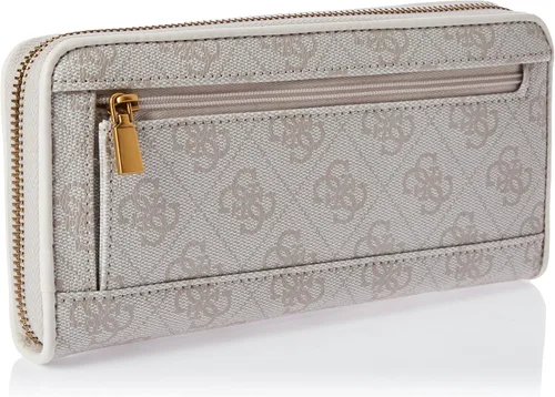 Vista 2 de GUESS Izzy - Cartera grande con cremallera alrededor, logotipo de Dove, Logotipo de Dove