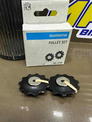 Vista 3 de Shimano Polea de tensión y polea guía para RD-5700 Polea de cambio trasero Polea de engranaje, polea de cambio trasero