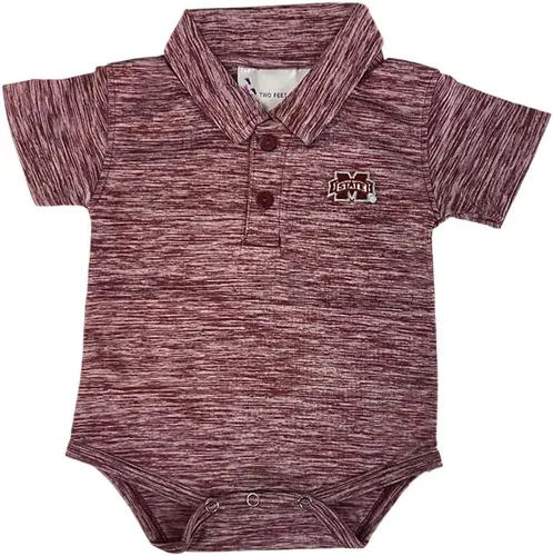 Vista 6 de Two Feet Ahead Space Dye - Polo de golf de manga corta para bebé, para recién nacidos, tallas 0-3M-6M-12