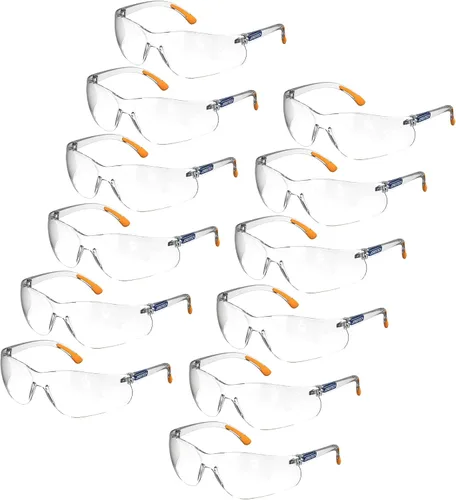 Vista 7 de JORESTECH Gafas de seguridad transparentes ANSI Z87+ para protección UV y de alto impacto