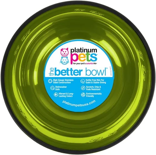 Vista 24 de Platinum Pets - tazón de acero inoxidable para gatos y perros que no se vuelca