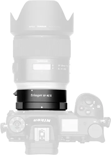 Vista 4 de Fringer Adaptador de lente EF NZ II Anillo adaptador de enfoque automático para lente Canon EF a Nikon Z Mount Z6 Z7 Z50 adaptador de cámara