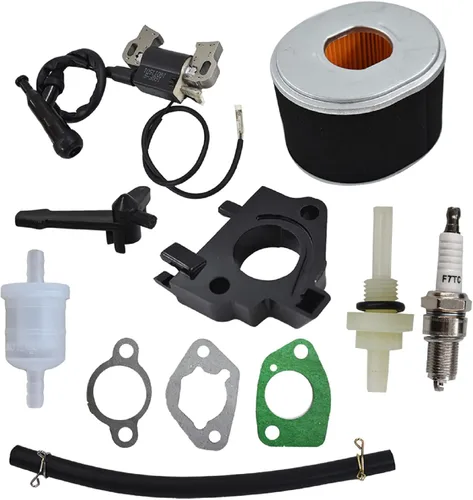 Vista 7 de Carburador GX390 con bobina de encendido Kit de filtro de aire de repuesto para GX340 GX360 GX390 11HP 13HP generador de motor motor cortacésped
