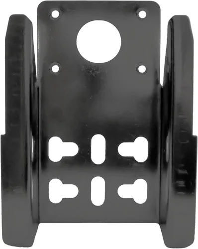 Vista 5 de OneGrill - Juego de soporte de montaje para asador de parrilla de acero cromado con protector térmico de aluminio integrado