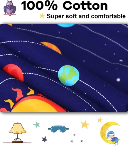 Vista 5 de DAUGHTER QUEEN Pijama de manga larga para niños, talla 18 meses-12 años