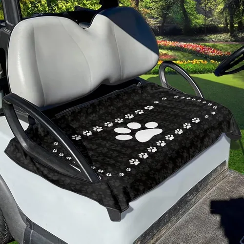 Vista 13 de AFPANQZ Toalla personalizada para cubierta de asiento de carrito de golf, añade tu texto, imagen, logotipo, nombre, protector de asiento de carrito