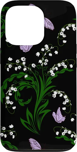 Vista 10 de Lily of The Valley and Butterflies Vintage Cottage Garden Case for iPhone 17