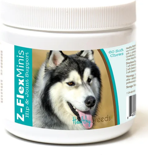 Vista 63 de Healthy Breeds Affenpinscher Z-Flex Minis - Masticables suaves para cadera y articulaciones, 60