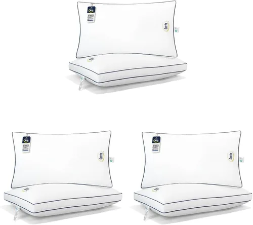 Vista 9 de Serta Juego de 2 almohadas de cama tamaño Queen/estándar, soporte suave