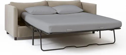 Vista 10 de Rajlinen Juego de sábanas para sofá cama tamaño matrimonial de 52 x 72 pulgadas, color gris oscuro, sábanas para sofá, cama, 100% algodón egipcio