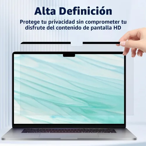 Vista 6 de Pantalla magnética de privacidad para MacBook Pro de 13 pulgadas (2016, 2017, 2018, 2019, 2020, 2021, 2022, M1, M2), pantalla de privacidad mate