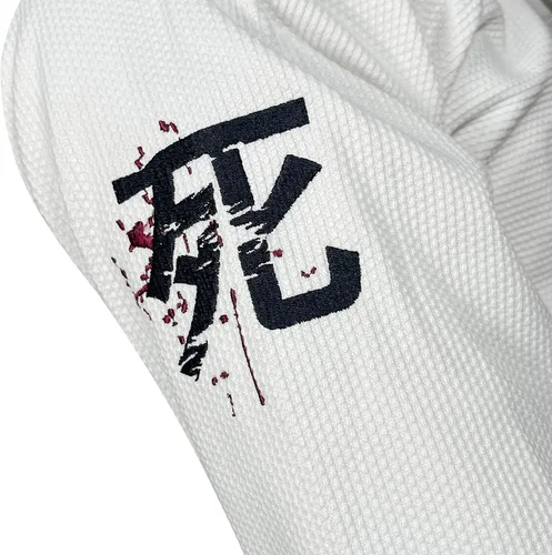 Vista 8 de Victorbudo USA BJJ GI - Tela ligera preencogida para hombres y mujeres Grappling Gi Brazilian Jiu Jitsu Gi - Tamaño A1 a A5, Color blanco
