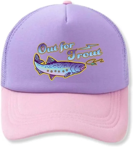 Vista 13 de ThatsRad Out for Trout Corduroy Snapback Sombrero Gorra Pesca con Mosca Pescador