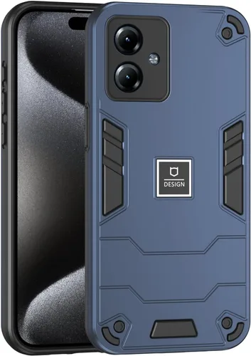 Vista 431 de Funda compatible con Redmi A1, compatible con Redmi A2 2 en 1 [PC dura + TPU], funda de teléfono negra