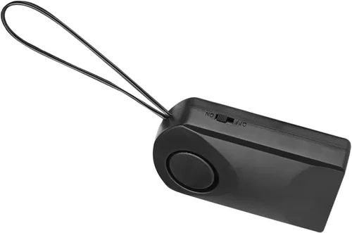 Vista 9 de Alarma de manija de puerta, alarma de perilla de puerta, alarma de seguridad para el hogar, sensor de puerta táctil, 120 db, alarma de seguridad