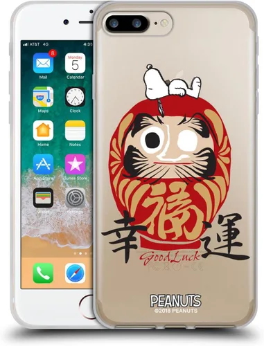 Vista 149 de Carcasa de gel para iPhone 7 Plus/iPhone 8 Plus, diseño de Snoopy Oriental de Peanuts, Badges