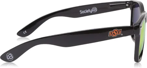 Vista 3 de NCAA Oklahoma State Cowboys OKST-4 - Gafas de sol con lente naranja, talla única, color negro