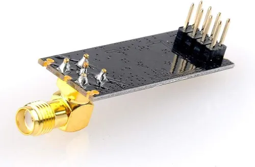 Vista 4 de HiLetgo 2 unidades Módulo Transceptor RF Transceptor Inalámbrico NRF24L01+PA+LNA con Antena SMA 2.4G 1100m (Paquete de 2)