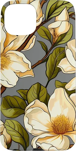 Vista 9 de Botanical Garden Magnolia Flower Case for iPhone 17