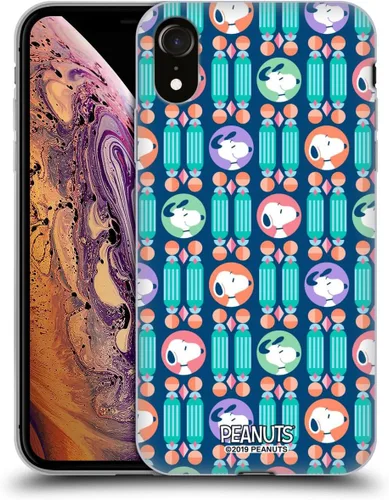 Vista 66 de Head Case Designs Snoopy Deco Dreams - Funda de gel suave con licencia oficial de Peanuts Blue Pattern compatible con Apple iPhone 7 Plus/iPhone 8