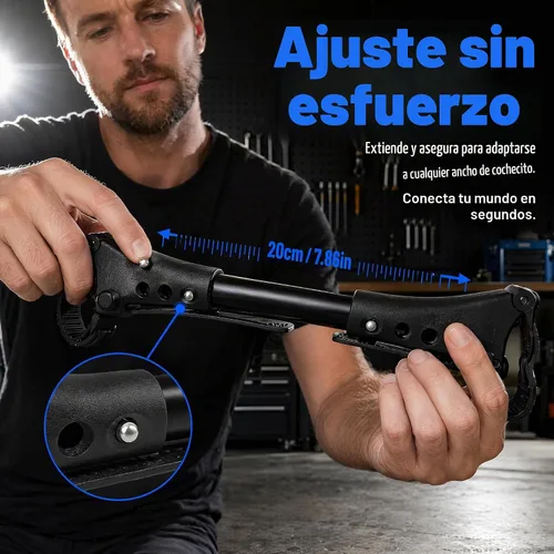Vista 4 de Totority Conector de cochecito de bebé, 3 piezas, conector universal para carrito de bebé, para gemelos, universal, se adapta al paraguas para uso