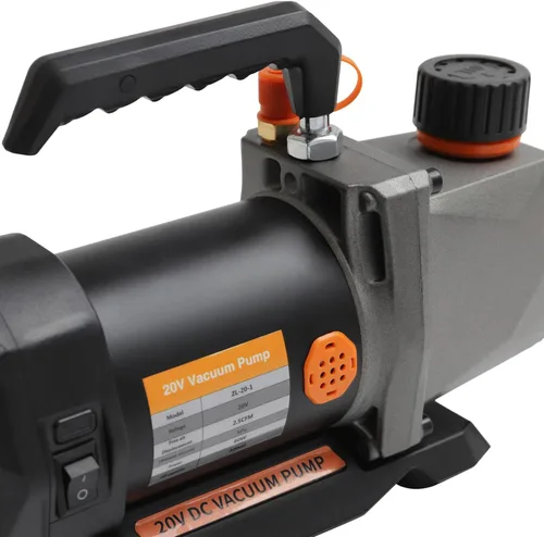 Vista 7 de Bomba de vacío de una sola etapa, 2.5CFM 20V batería de litio DC inversor para aire acondicionado refrigerante