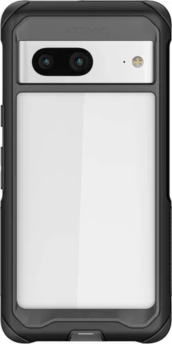 Vista 37 de Ghostek Atomic - Funda delgada transparente, parachoques de aluminio, protección resistente a prueba de golpes para Google Pixel 7 (6.3 pulgadas)