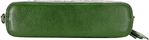 Vista 6 de PIJUSHI Bolsos de cuero de diseñador para mujer, bolso cruzado floral, bolso de hombro