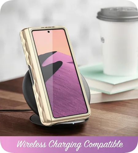 Vista 7 de i-Blason Cosmo - Funda para Samsung Galaxy Z Fold 5 con soporte para bolígrafo, protector de pantalla integrado, protección de bisagra, 3 fundas