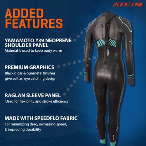Vista 4 de Zone3 Traje de neopreno Advance para mujer