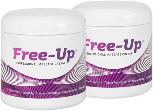 Vista 7 de Free-Up -Crema de masaje profesional, sin fragancia, gran deslizamiento, lubricidad, percepción de tejidos, perfecta para terapia física, masaje