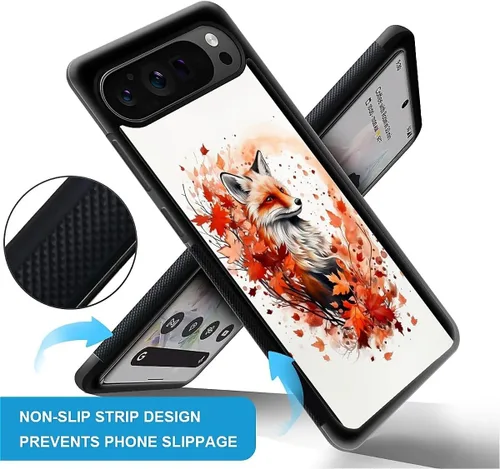 Vista 1249 de Compatible con Google Pixel 4A 5G Mobile Case Creative Acrylic Panel trasero Silicona Protección Grip especialmente diseñado para Google Pixel 4A 5G
