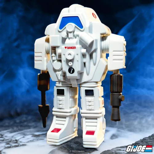 Vista 5 de Super7 Super Cyborg G.I. Joe Cobra S.N.A.K.E. Armor (Color Completo - Gris) - Figura de Acción G.I. Joe de 11" con Accesorios Coleccionables