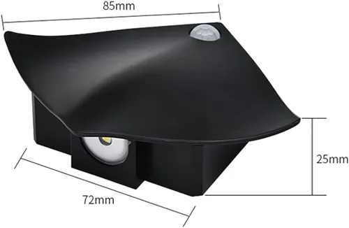 Vista 5 de Luz de pared con sensor LED, lámpara de pared LED recargable inalámbrica con detector de movimiento, luces de gabinete, lámparas de noche