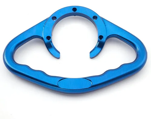 Vista 2 de Mango de pasajero CNC para motocicleta, mango de tanque compatible con Kawasaki ZX-6R Z1000 07-17, ZX-10R ZX-14R VERSYS 650 ER6N ER6F 06-17, Z750