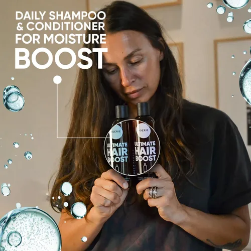 Vista 6 de Moerie Ultimate Hair Growth - Juego de champú y acondicionador para el crecimiento del cabello, cabello más largo, grueso, más completo, vegano